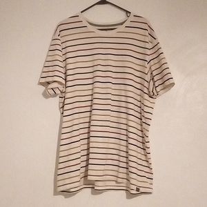 Cream colored striped shirt
